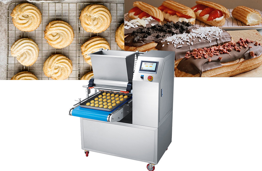 Depositador de galletas/pasteles/corte de alambre