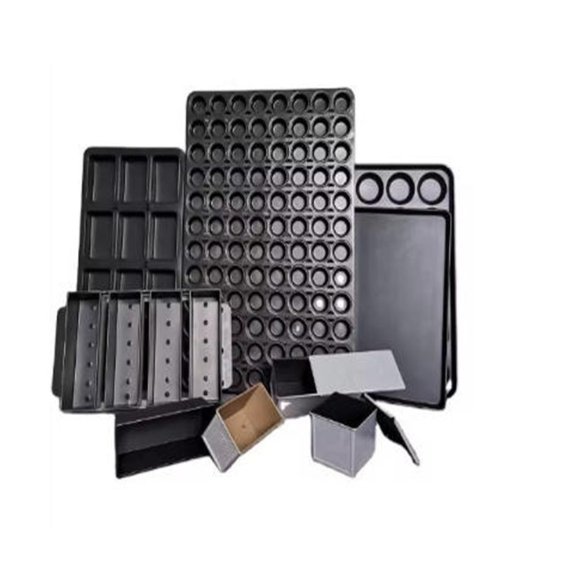 Moldes de cavidad media redondos, cuadrados y rectangulares personalizados para panadería industrial, para hornear pan y pasteles.