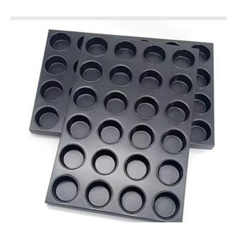 Bandejas para hornear comerciales de acero aluminizado, utensilios para hornear, molde antiadherente para hornear cupcakes, bandeja para muffins, moldes para mini pasteles y pan.