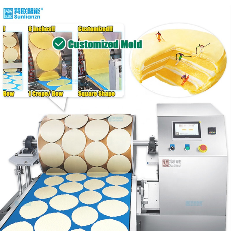 Máquina comercial para laminar huevos