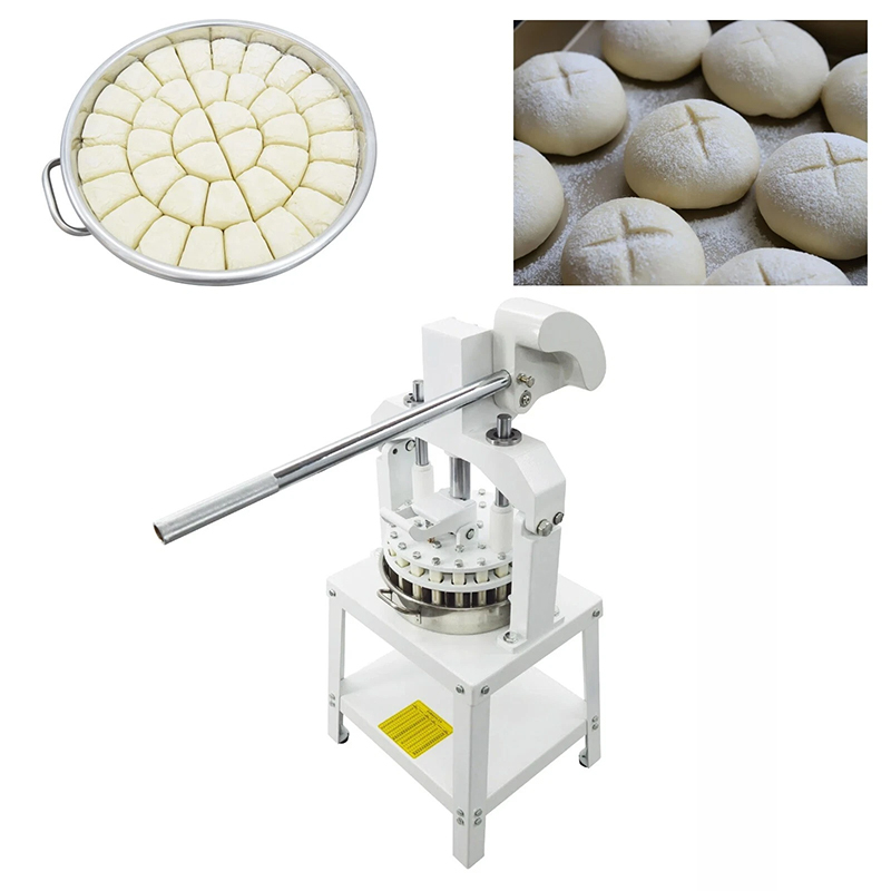 Máquina para amasar pizza, cortadora y divisora ​​de masa manual, venta directa de fábrica
